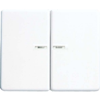 Cover plate for switch/push button white SL 595 KO5 WW