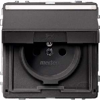 Socket outlet (receptacle) earthing pin MEG2612-7214