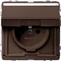 Socket outlet (receptacle) earthing pin MEG2612-7215