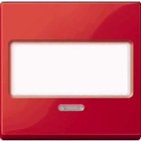 Cover plate for switch/push button red MEG3370-0306