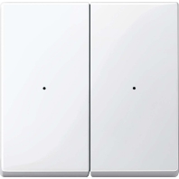 Cover plate for switch/dimmer white MEG5220-0319