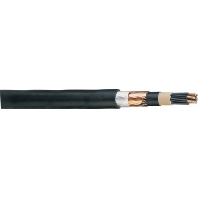 Low voltage power cable 4x4mm 0,6/1kV NYCY 4x 4RE/ 4 Eca