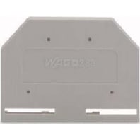 End/partition plate for terminal block 280-301