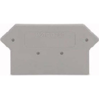 End/partition plate for terminal block 280-330