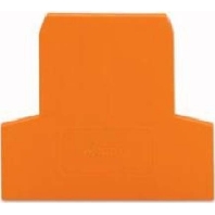 Abschluplatte 2,5mm orange 281-309