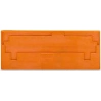 Abschluplatte 2,5mm orange 283-328