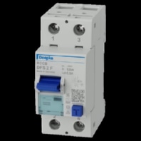 Residual current breaker 2-p, DFS2 125-2/0,50-F