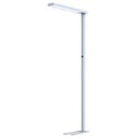 Floor lamp LED exchangeable silver - LED floor lamp 4000K, 5089-040200