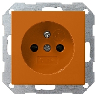 Socket outlet (receptacle) orange 011502