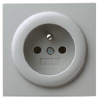 Socket outlet (receptacle) grey 048442