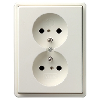 Socket outlet (receptacle) white 079540