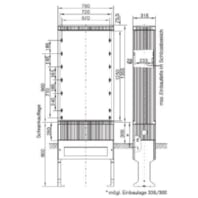 Cable distribution cabinet ZAL83U