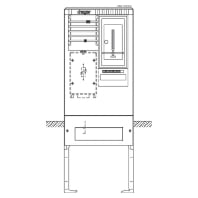 Equipped meter cabinet IP44 1560x583mm ZAS155CK9