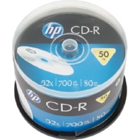 PC-CD-recordable 0,7GB - CD-R 80Min/700MB Cakebox (50 Discs), HP CRE00017 (quantity: 50)