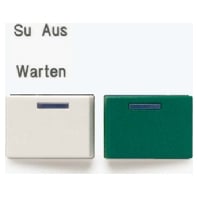 Cover plate for switch cream white A 642 B-2