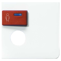 Cover plate for switch white CD 071 B WW