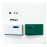 Cover plate for switch white CD 642 B-2 WW