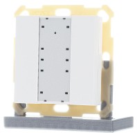 KNX Push Button 55 2-fold, White matt finish BE-TA5502.02