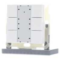 KNX Push Button 55 6-fold, White matt finish BE-TA5506.02