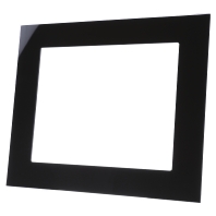 VisuControl, ACC. 07 Glass cover frame, black - VCB-07SW.04