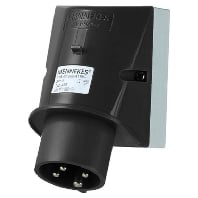 Mounted CEE-plug 16A 4p 7h 337