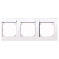 Frame 3-gang white 514325