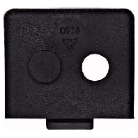 Cable entry slider with 2 inlets black 536061