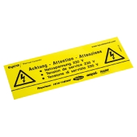 Sticker for emergency luminaire LAB-ETL-CH