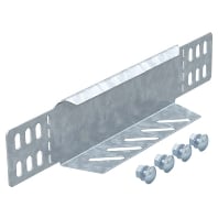 End piece for cable tray (solid wall) RWEB 640 FS