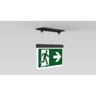 LED-Rettungszeichenleuchte EB + SC/1h, anthrazit AMCC001SC-AZ