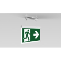 Emergency luminaire IP20 - Emergency exit light 3h, SC, picto set, AXEC003SC