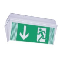 Emergency luminaire IP65 - Emergency exit light 8h, WL, picto set, PFD018WL