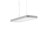 Pendant luminaire 8x52W - LED pendant light 830, DALI, silver, 312721.004.76