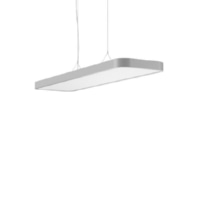 Pendant luminaire 8x61W - LED pendant light 840, s+f, silver, 312725.004.1.730