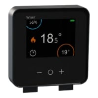 Wiser Heizkrperthermostat schwarz, mit Display CCTFR6401