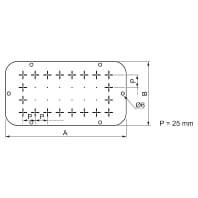 Kabeleinfhrungsplatte Standard 140x80 NSYTLA