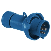 CEE plug 16A 4p 9h 230 V (50+60 Hz) blue PKX16M725