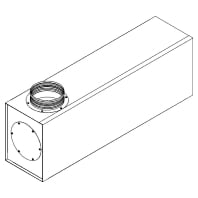 Sound absorber rectangular air duct LWF SRW 160 - 1