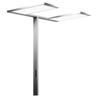 Floor lamp LED not exchangeable silver LuceoS S-U 7702151