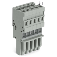 Terminal strip 5-p 0,08...4mm 769-105