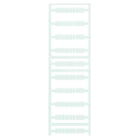 Label for terminal block 5,2mm white MF-W 9/5.2F MC NE WS