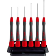 Tool set 7 Plastic bag - Fine screwdriver PF Set T 6-piece with holder, 267PRK601