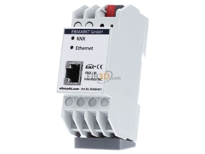Frontansicht EIBMARKT N000401 EIB, KNX IP Schnittstelle, Interface mit PoE und max. 5 Tunneling Verbindungen - Aktionspreis