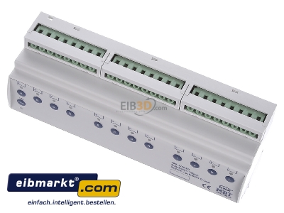 View up front MDT AKI-1216.03 EIB/KNX Switch Actuator 12-fold, 12SU MDRC, 16/20A, 230VAC, C-load, 200F - 
