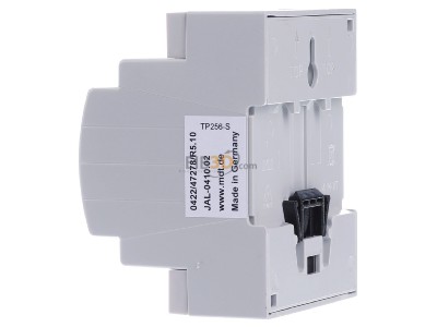View on the right MDT JAL-0410.02 EIB/KNX Shutter Actuator 4-fold, 4SU MDRC, 10A, 230VAC - 

