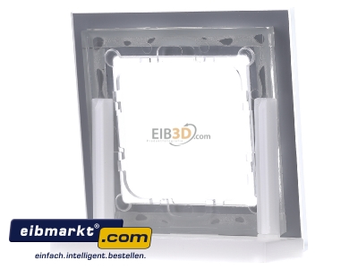 Back view MDT BE-GTR1W.01 EIB/KNX Glass cover frame for 55 mm range 1-fold, White - 
