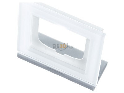 View up front MDT BE-GTR163W.01 Glass cover frame 1-fold for 63 mm systems, White 
