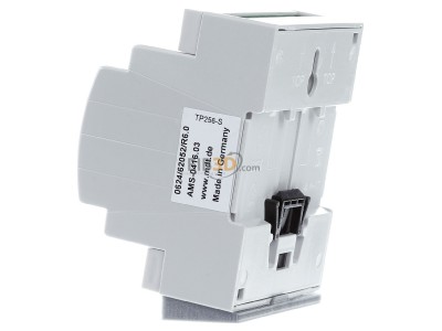 View on the right MDT AMS-0416.03 KNX Switch Actuator 4-fold, 4SU MDRC, 16 A, 230 V AC, C-load, 140 F, current measurement 
