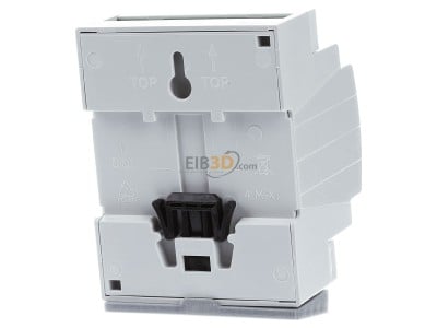 Back view MDT AMS-0416.03 KNX Switch Actuator 4-fold, 4SU MDRC, 16 A, 230 V AC, C-load, 140 F, current measurement 
