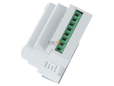 Ansicht oben rechts MDT AMS-0416.03 KNX Schaltaktor 4-fach, 4TE REG, 16 A, 230 V AC 